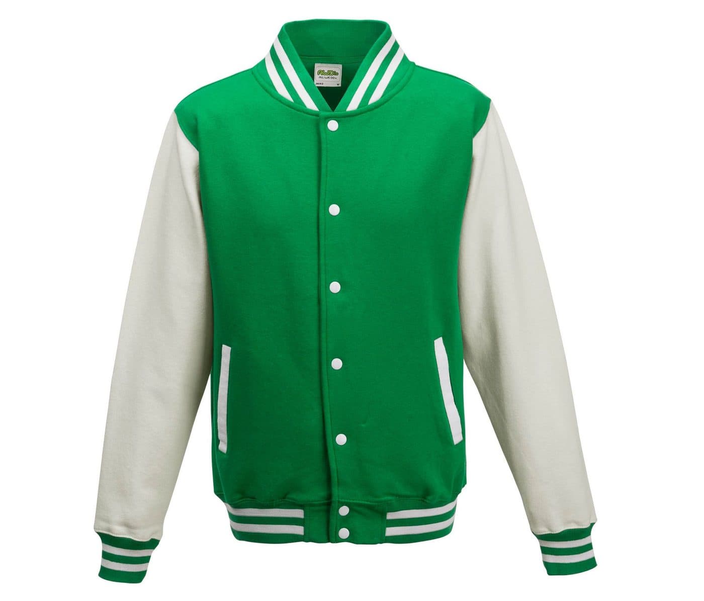 VARSITY JACKET coloris Vert kelly / Blanc