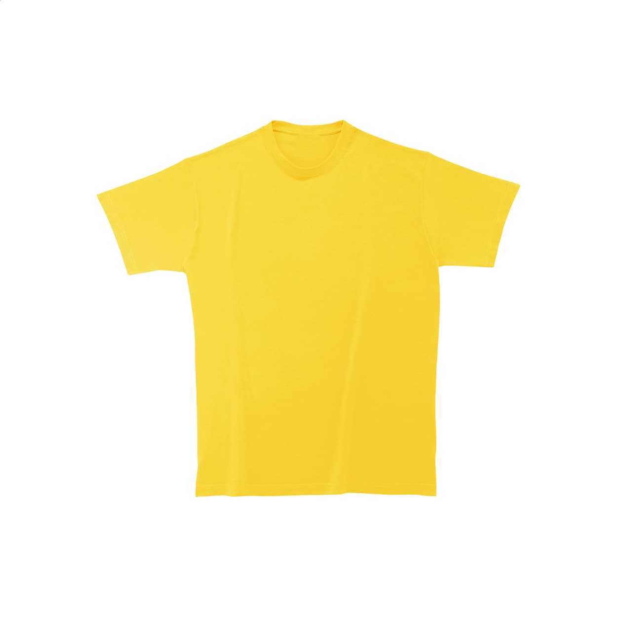 T-shirt en coton ringspun coloris Jaune