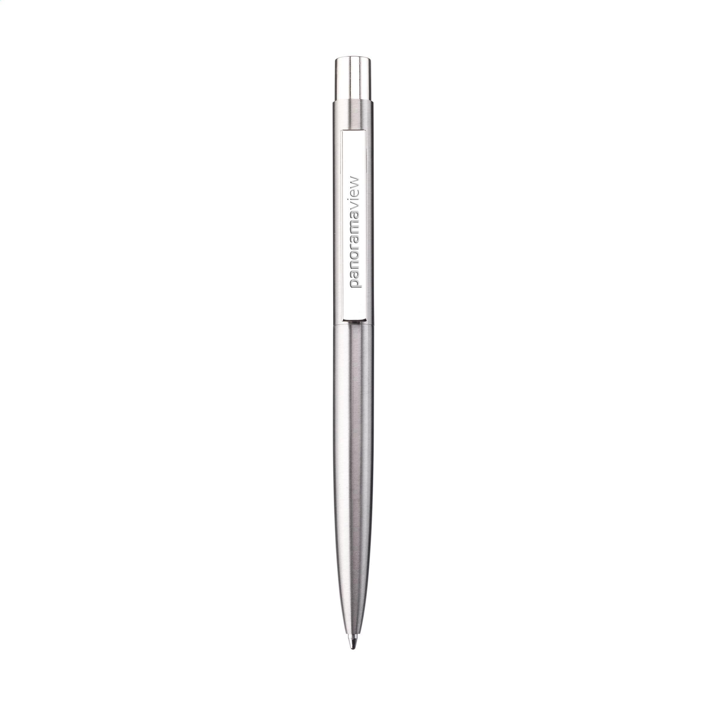 Stylo Bellamy acier inoxydable recyclé en situation