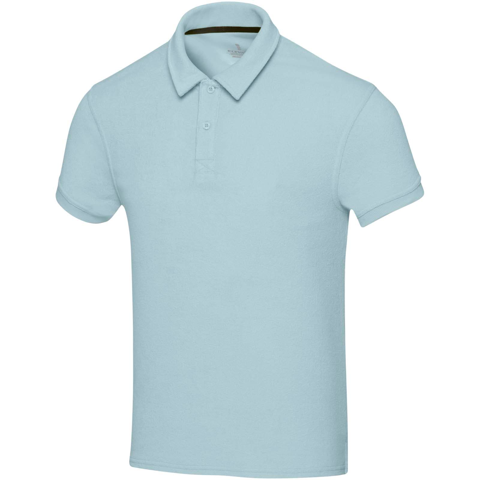 Polo Akoya unisexe en tissu éponge de 230 g/m² recyclé coloris Bleu nuage