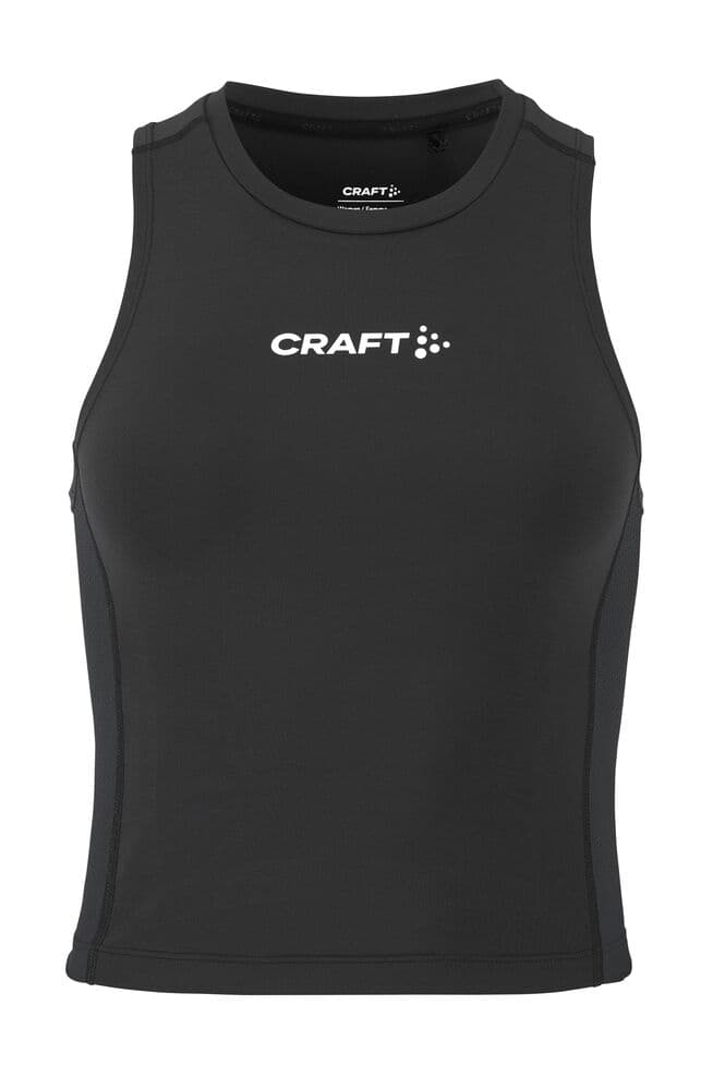 Craft Rush 2.0 crop  singlet w coloris Noir