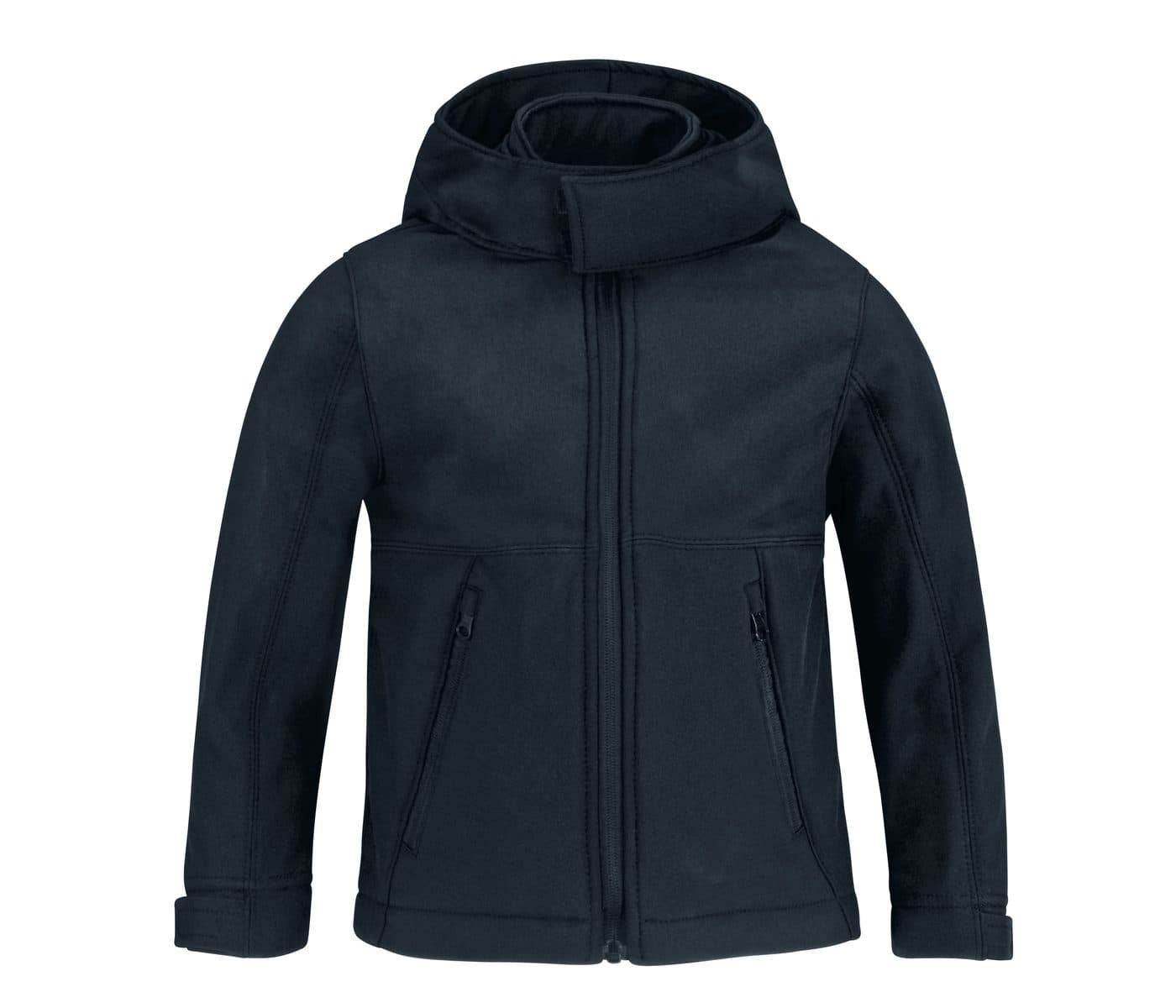 HOODED SOFTSHELL KIDS coloris Marine