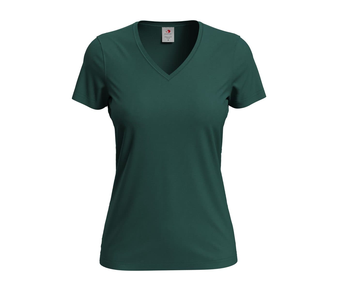 CLASSIC-T V-NECK coloris Vert bouteille