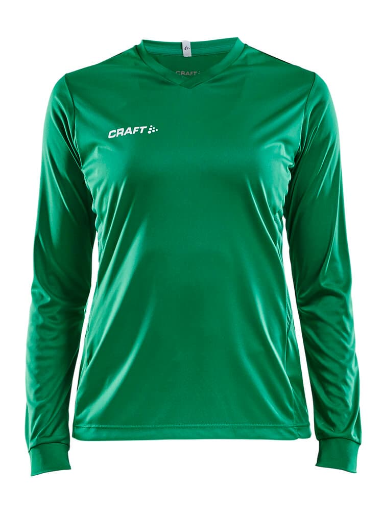 Craft Squad go jersey solid ls w coloris Vert