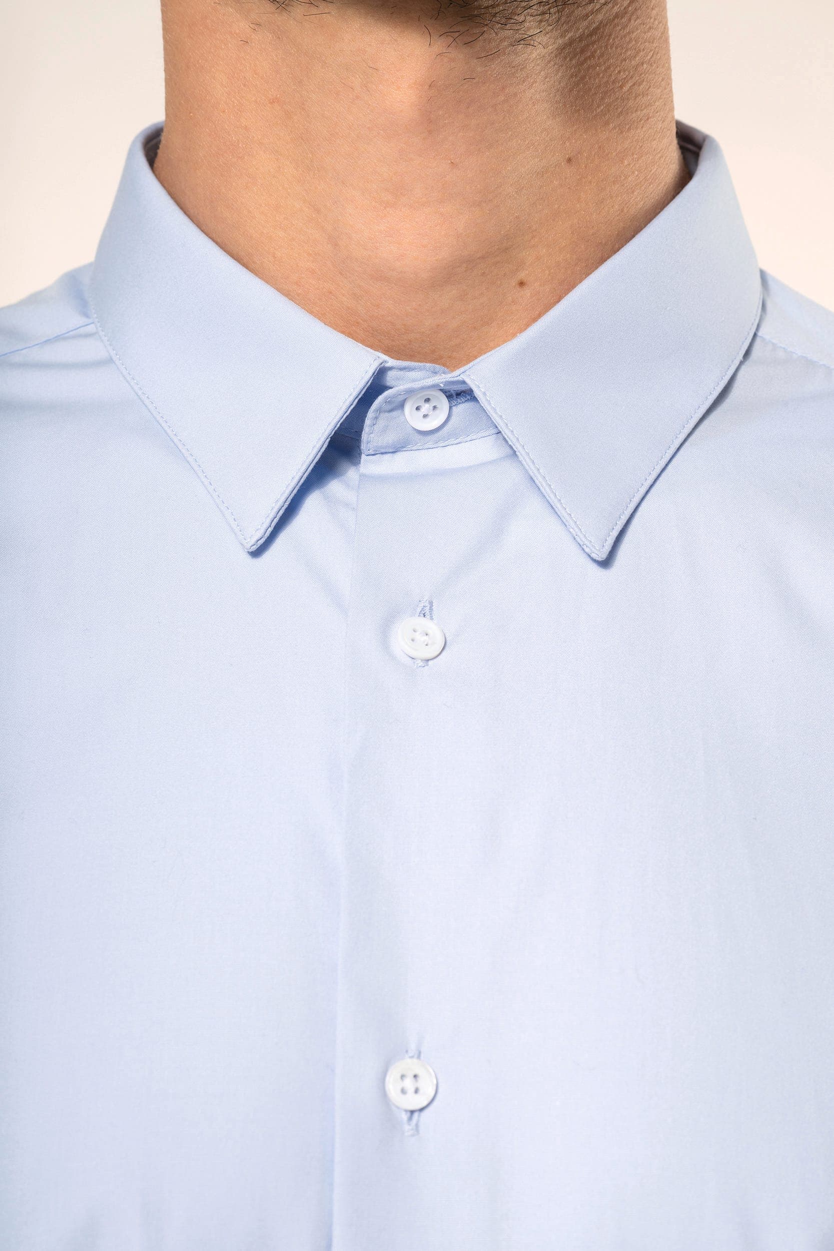 Chemise popeline manches longues homme en situation