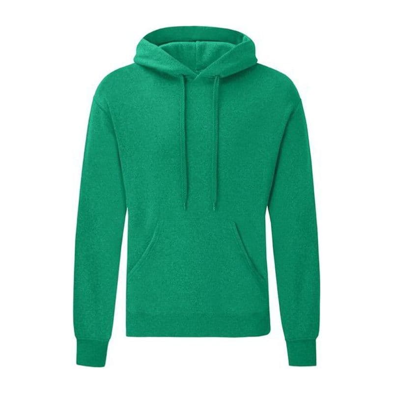 CLASSIC HOODED SWEAT coloris Vert chiné