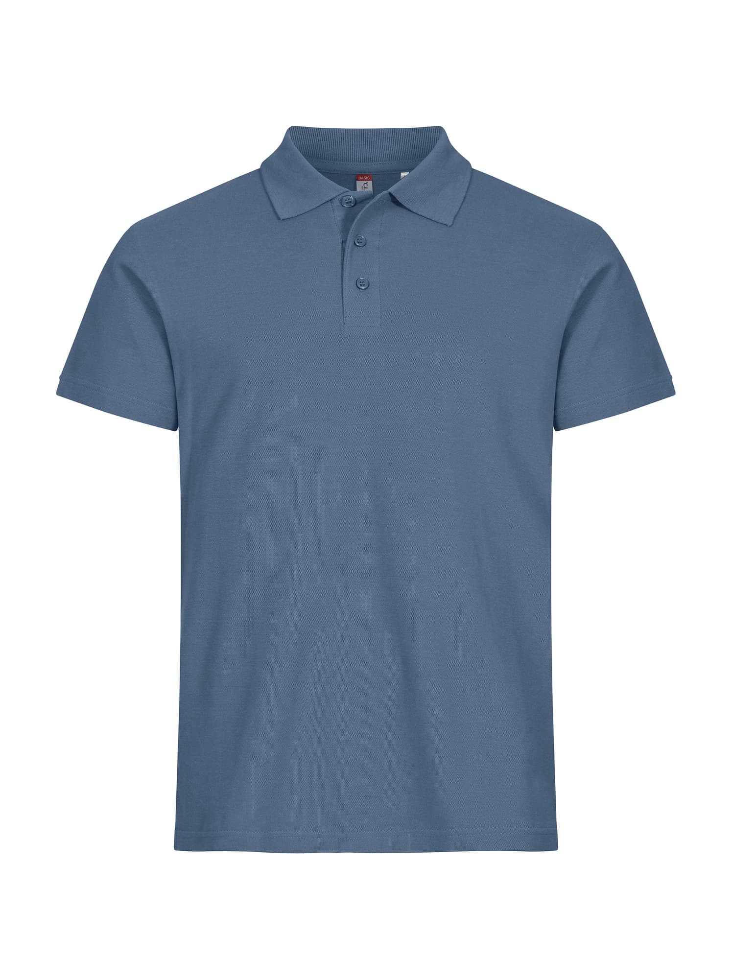Clique Basic Polo coloris Bleu acier