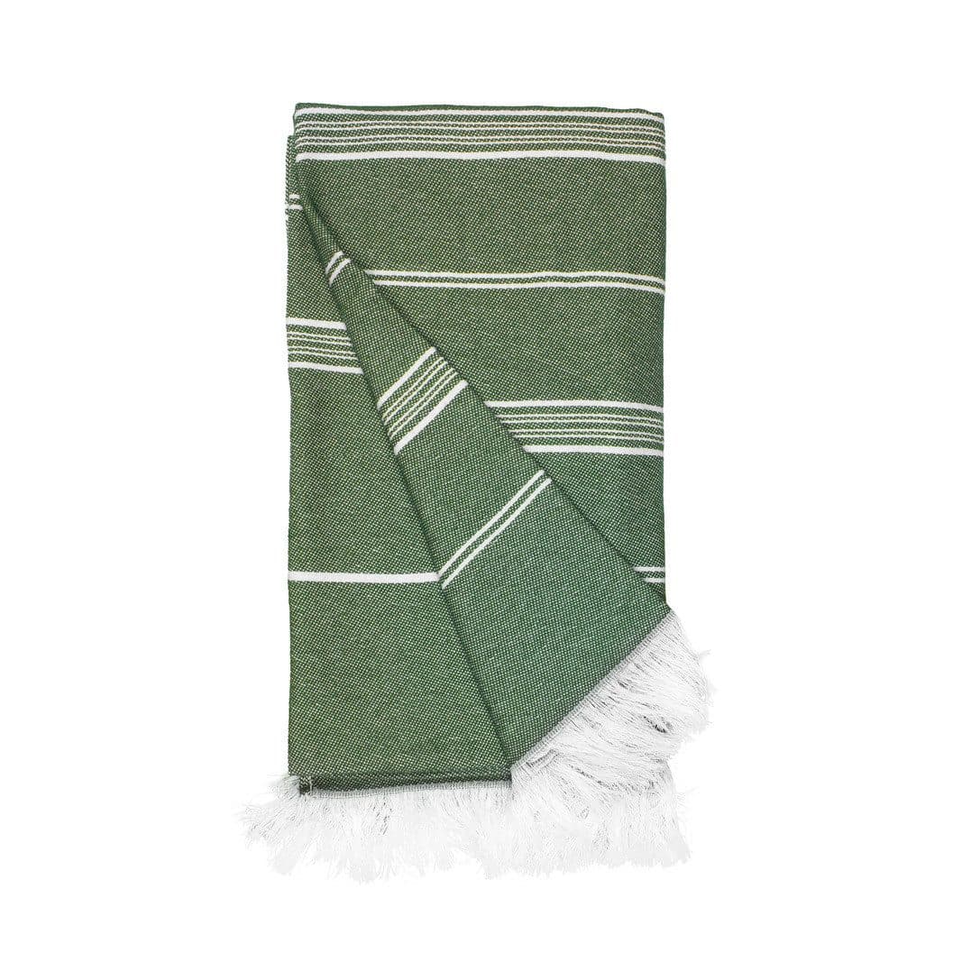 RECYCLED HAMAM TOWEL coloris Olive