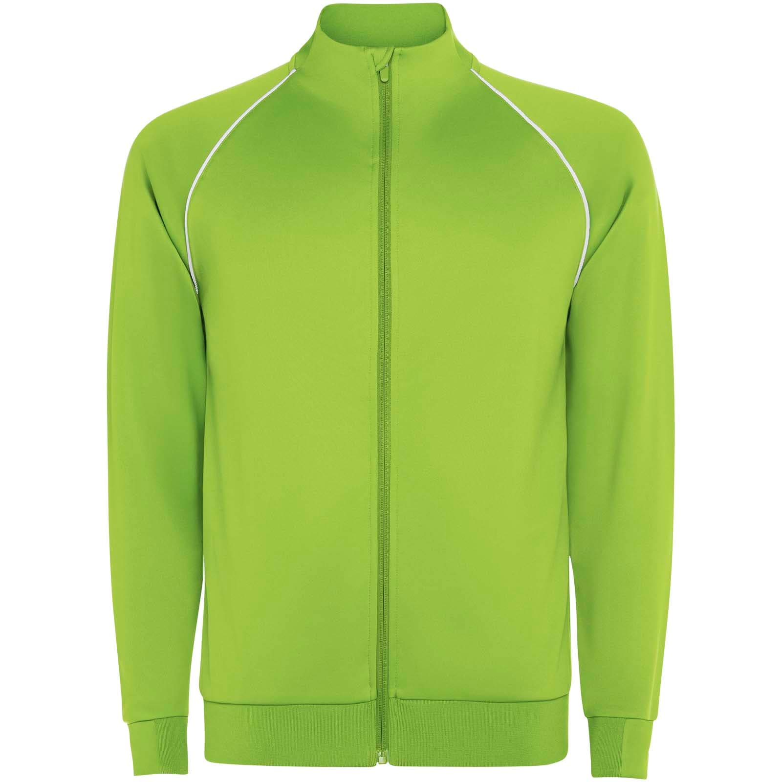 Sweat-shirt pour enfant Valier à fermeture éclair intégrale coloris Vert fluo