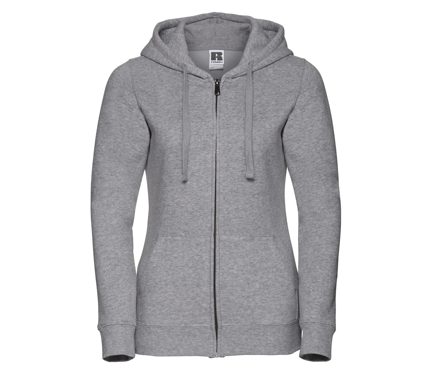 LADIES' AUTHENTIC ZIPPED HOOD JACKET coloris Gris oxford clair