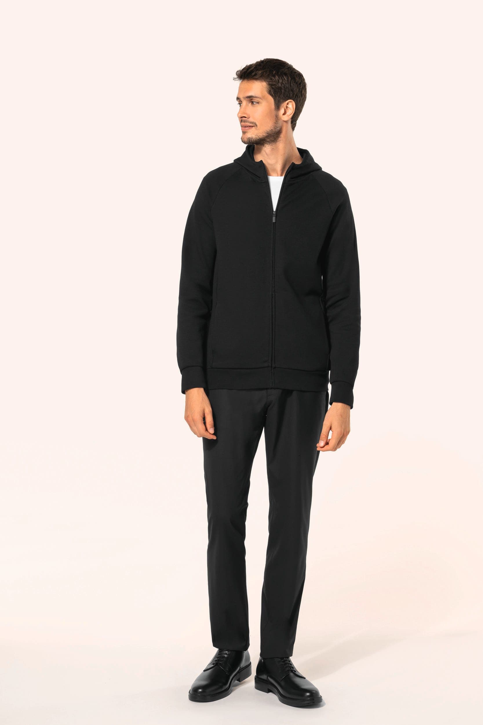 Veste zippée à capuche homme en situation