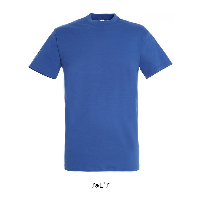 SOL'S REGENT UNISEX ROUND COLLAR T-SHIRT coloris Bleu roi