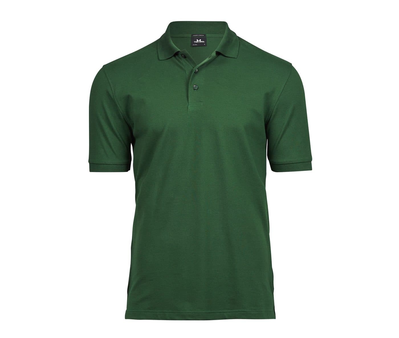 LUXURY STRETCH POLO coloris Vert forêt