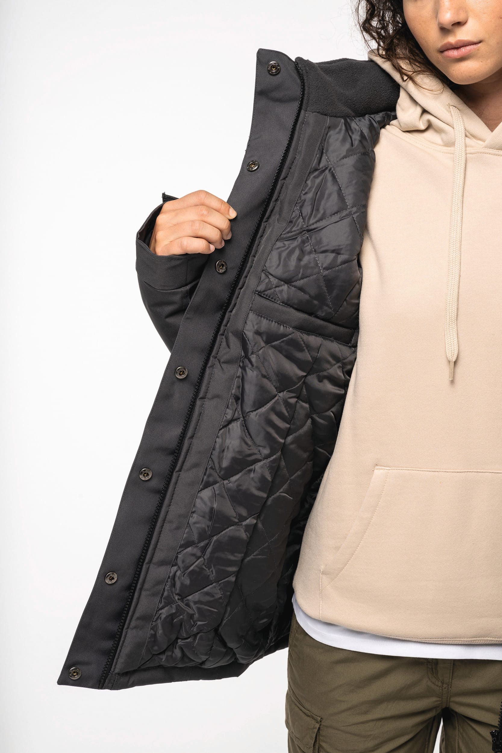 Parka femme en situation