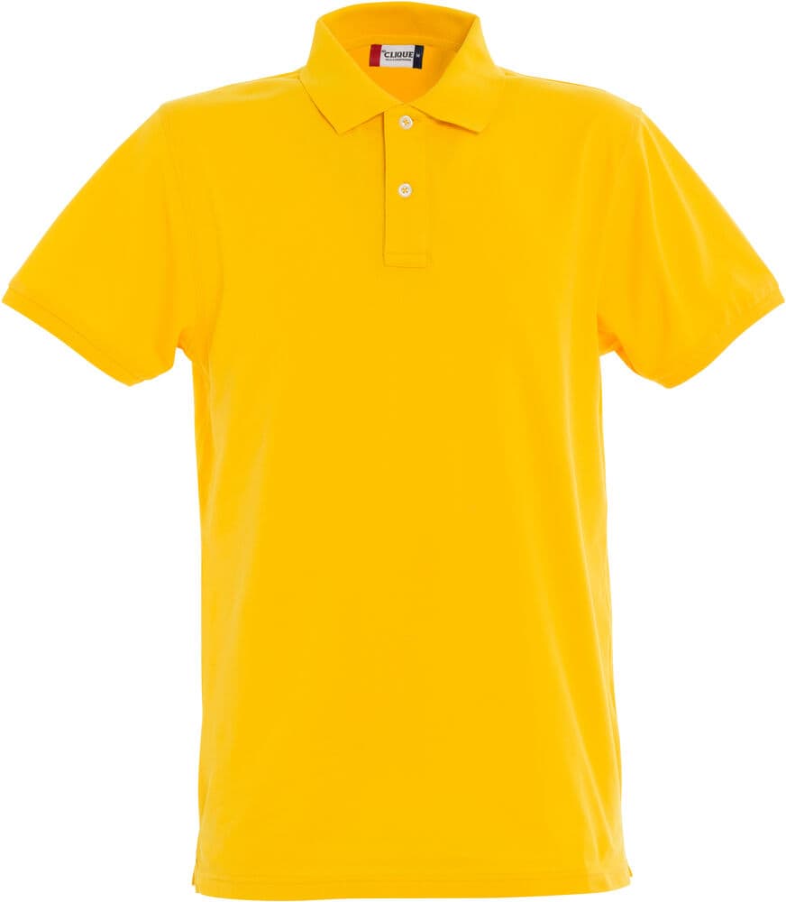 Clique Stretch Premium Polo coloris Citron