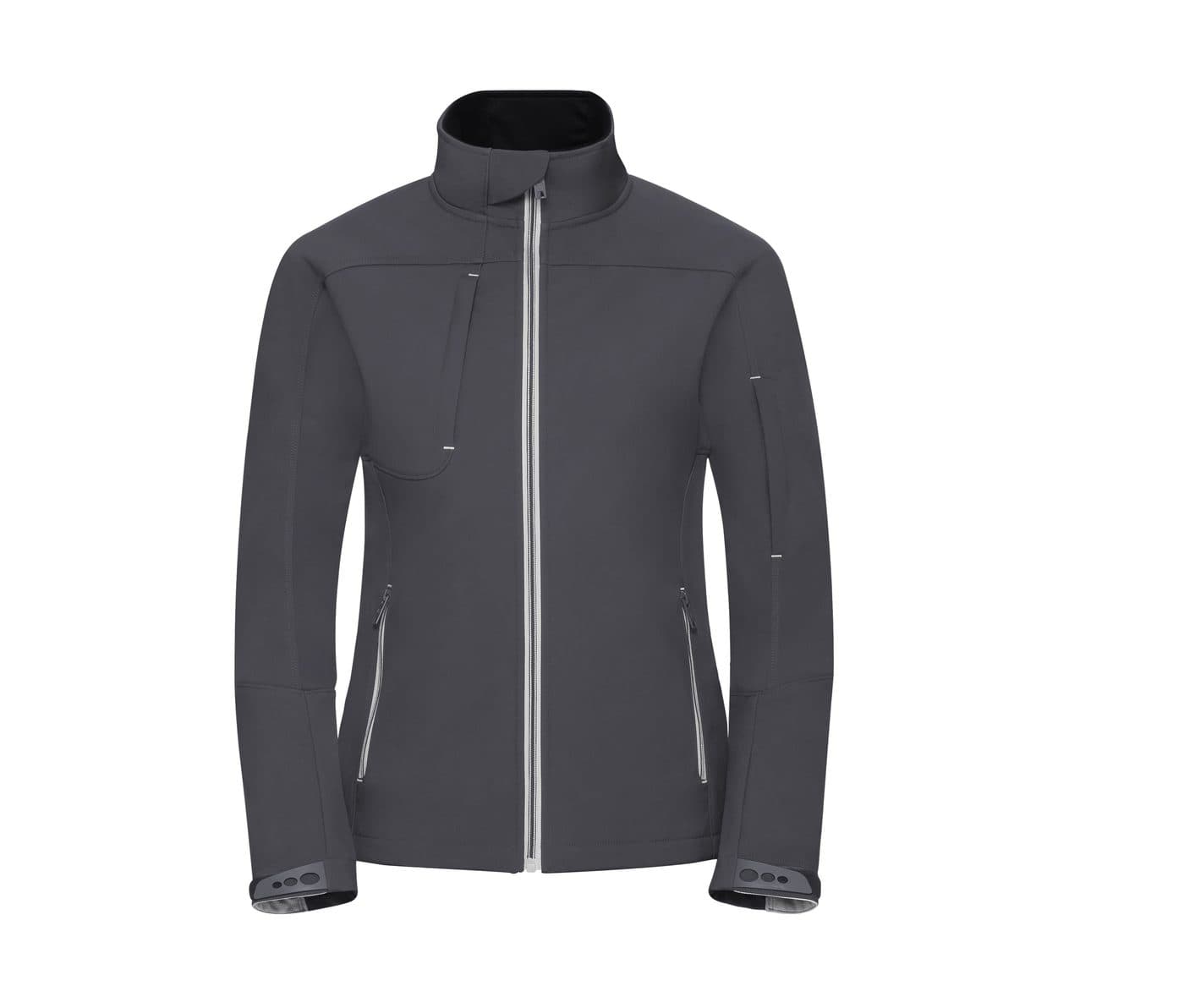 LADIES' BIONIC SOFTSHELL JACKET coloris Gris fer