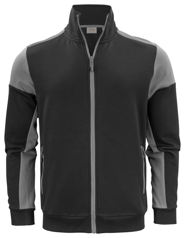 Prime Pull Fermeture Complète Hommes coloris Noir / Gris Acier