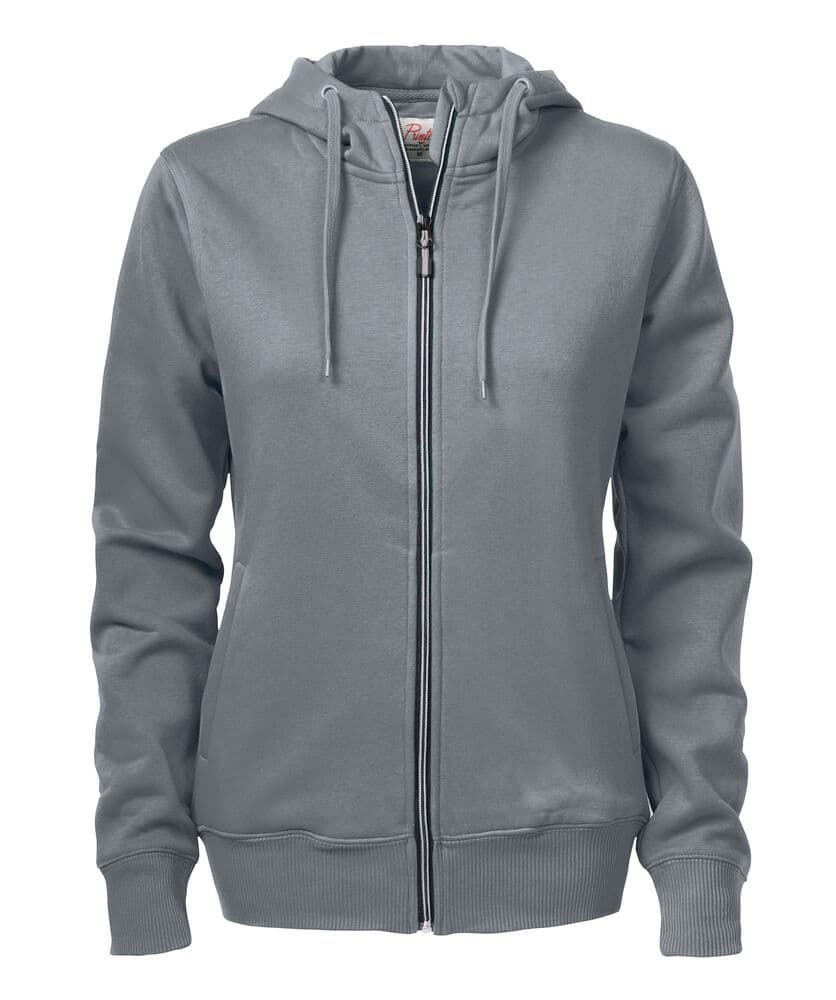 Sweat-shirt Fermeture Complète Femmes coloris Gris Acier
