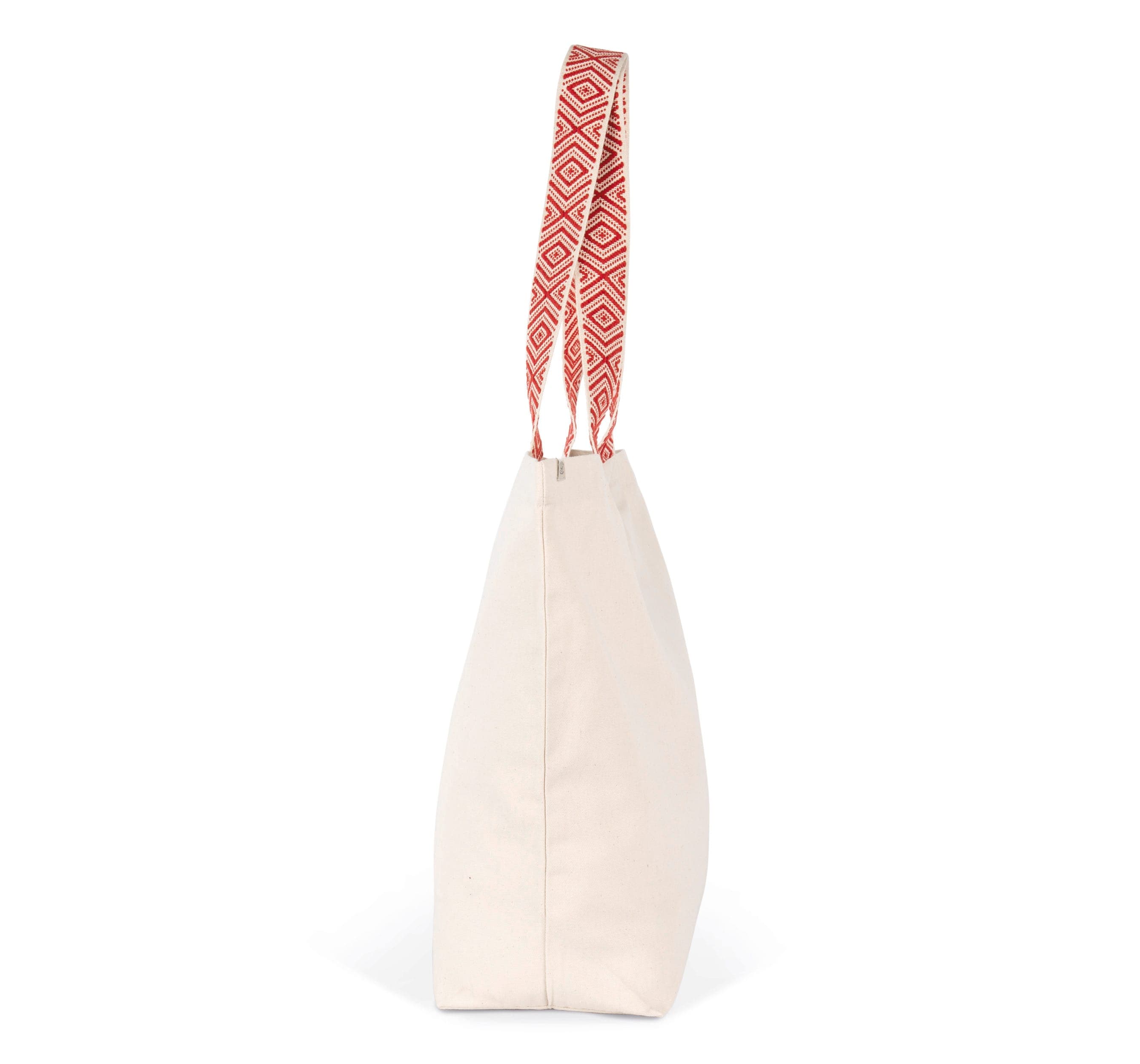 Grand sac shopping recyclé en situation