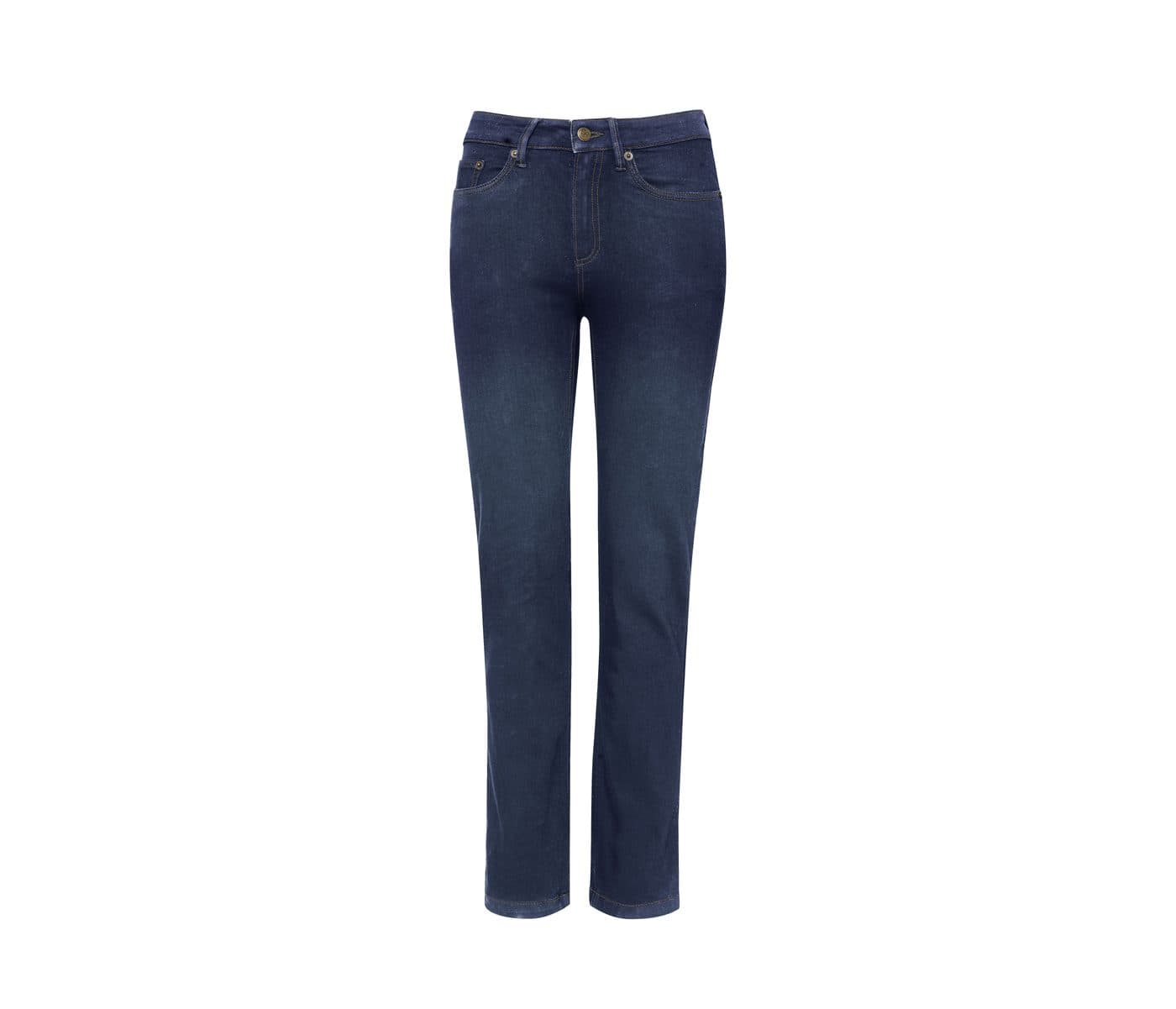LADIES'S KATY STRAIGHT JEANS coloris Bleu foncé délavé