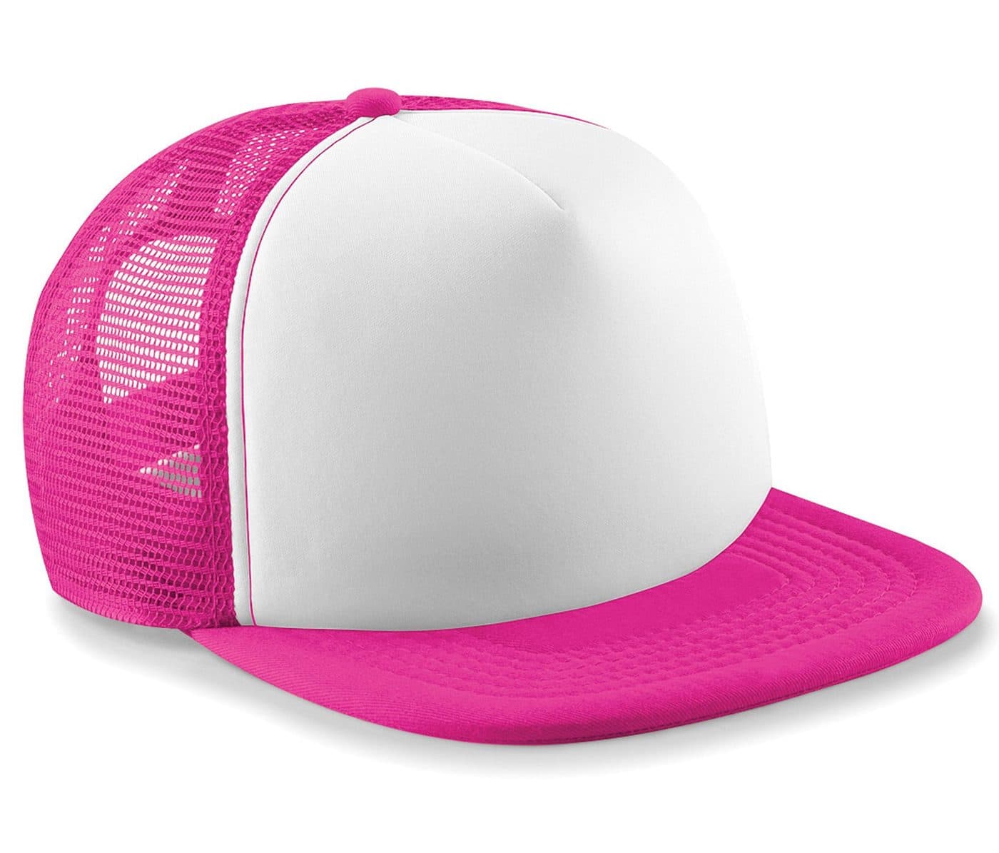 JUNIOR VINTAGE SNAPBACK TRUCKER coloris Fuchsia / Blanc
