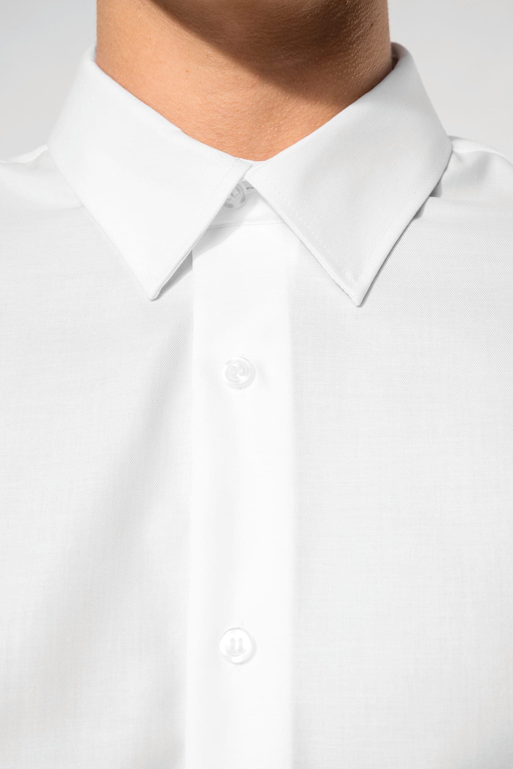 Chemise manches longues sans repassage en situation