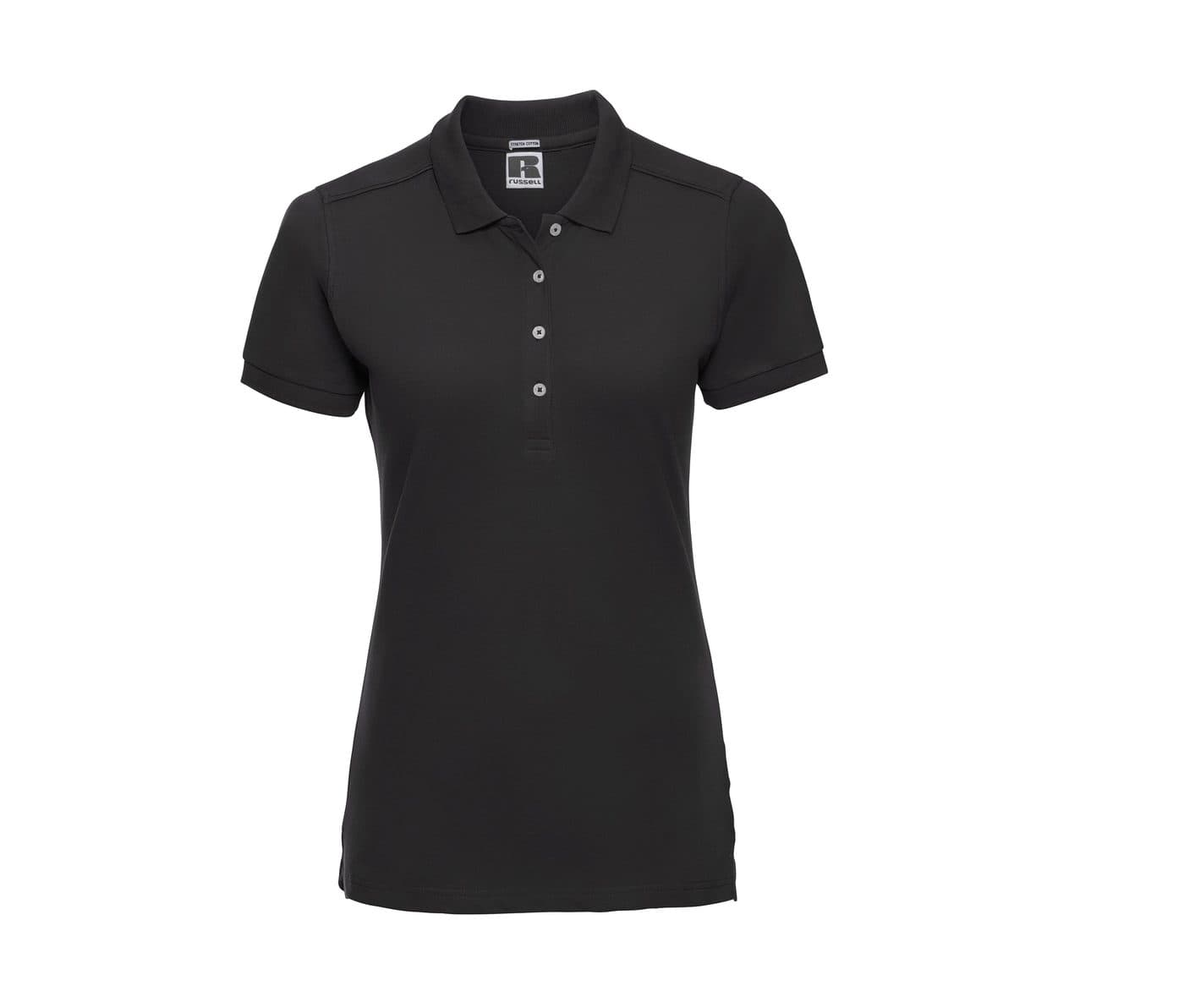 LADIES' FITTED STRETCH POLO coloris Noir