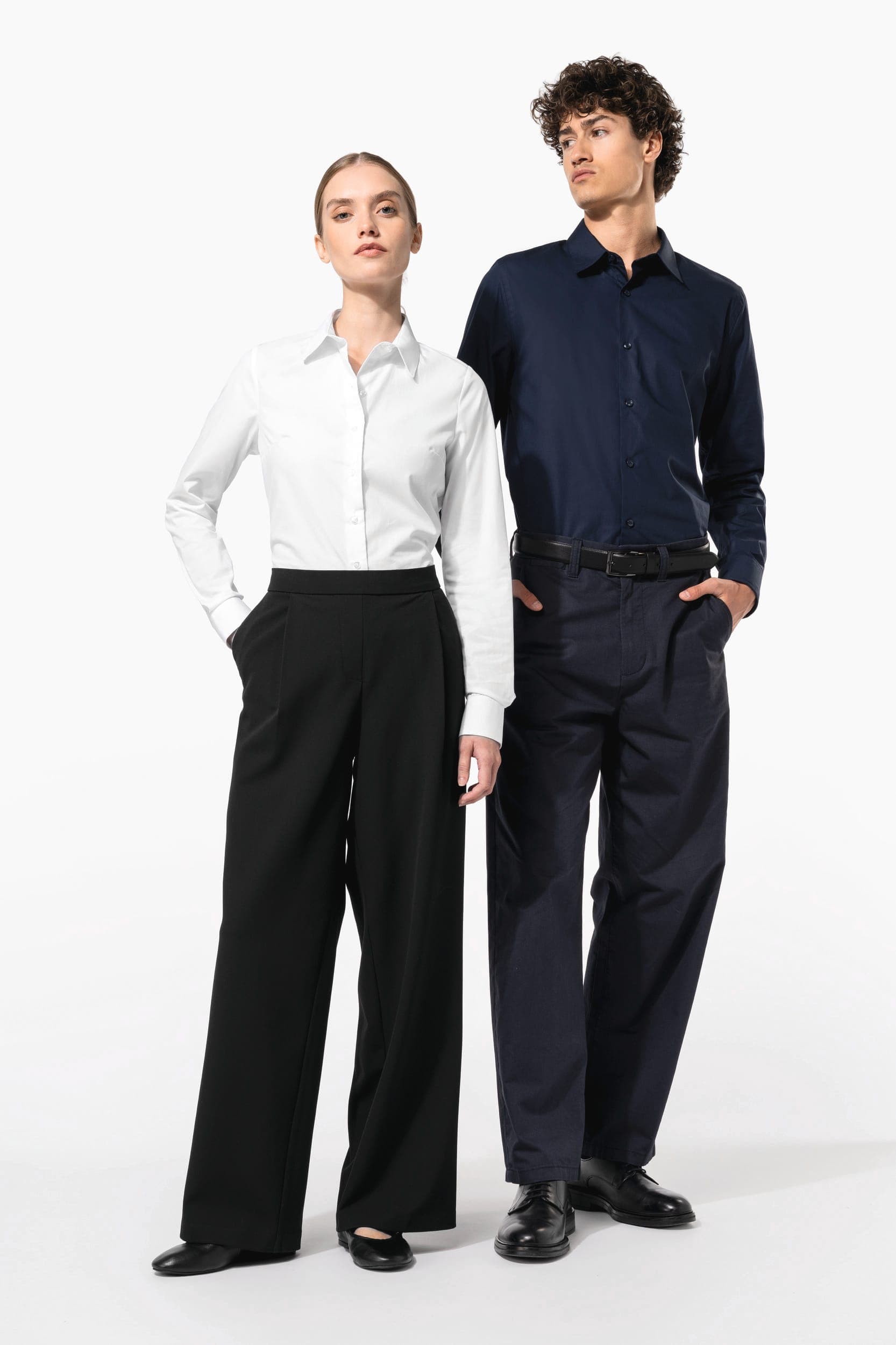 Chemise popeline manches longues homme en situation