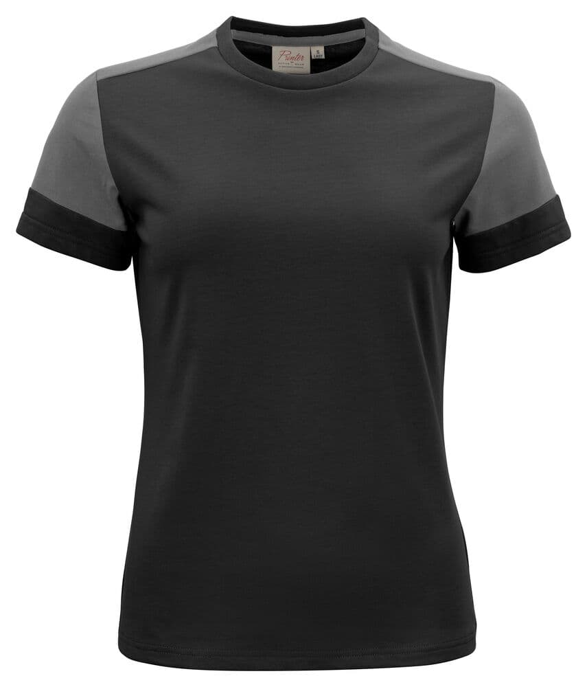 Prime T-Shirt Femmes coloris Noir / Gris Acier
