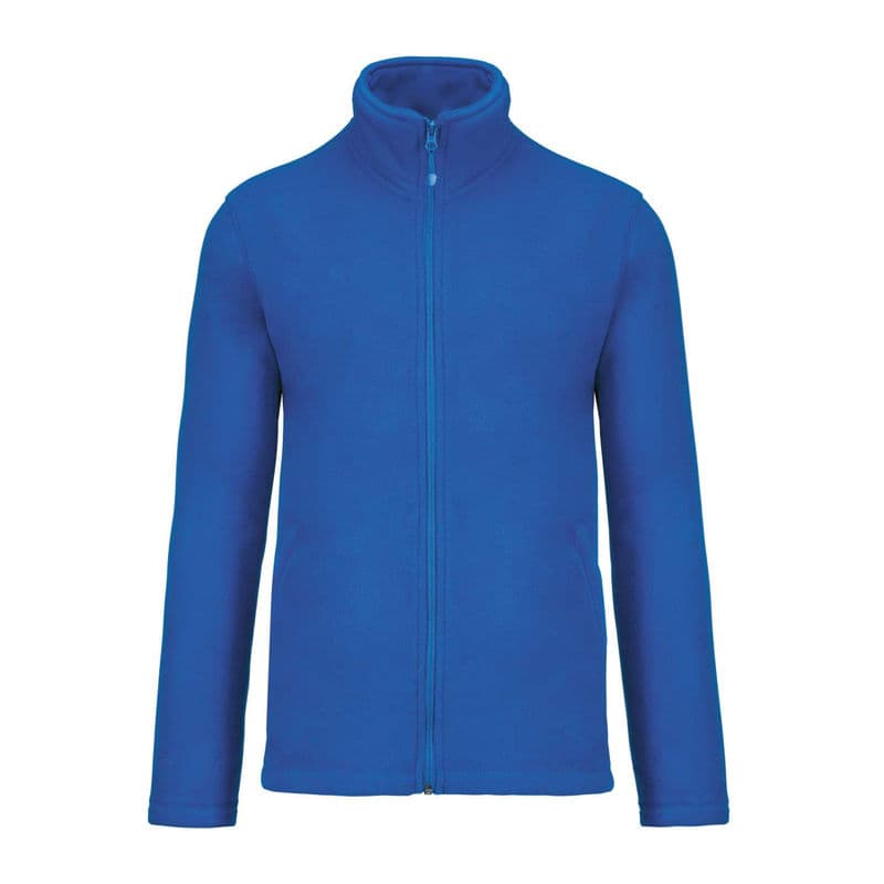 FALCO - FULL ZIP MICROFLEECE JACKET coloris Indigo