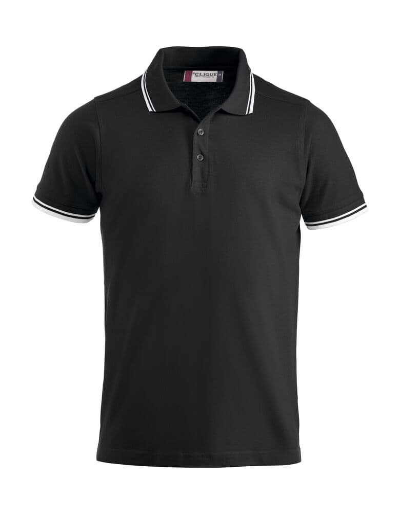 Clique Amarillo Polo coloris Noir / Blanc