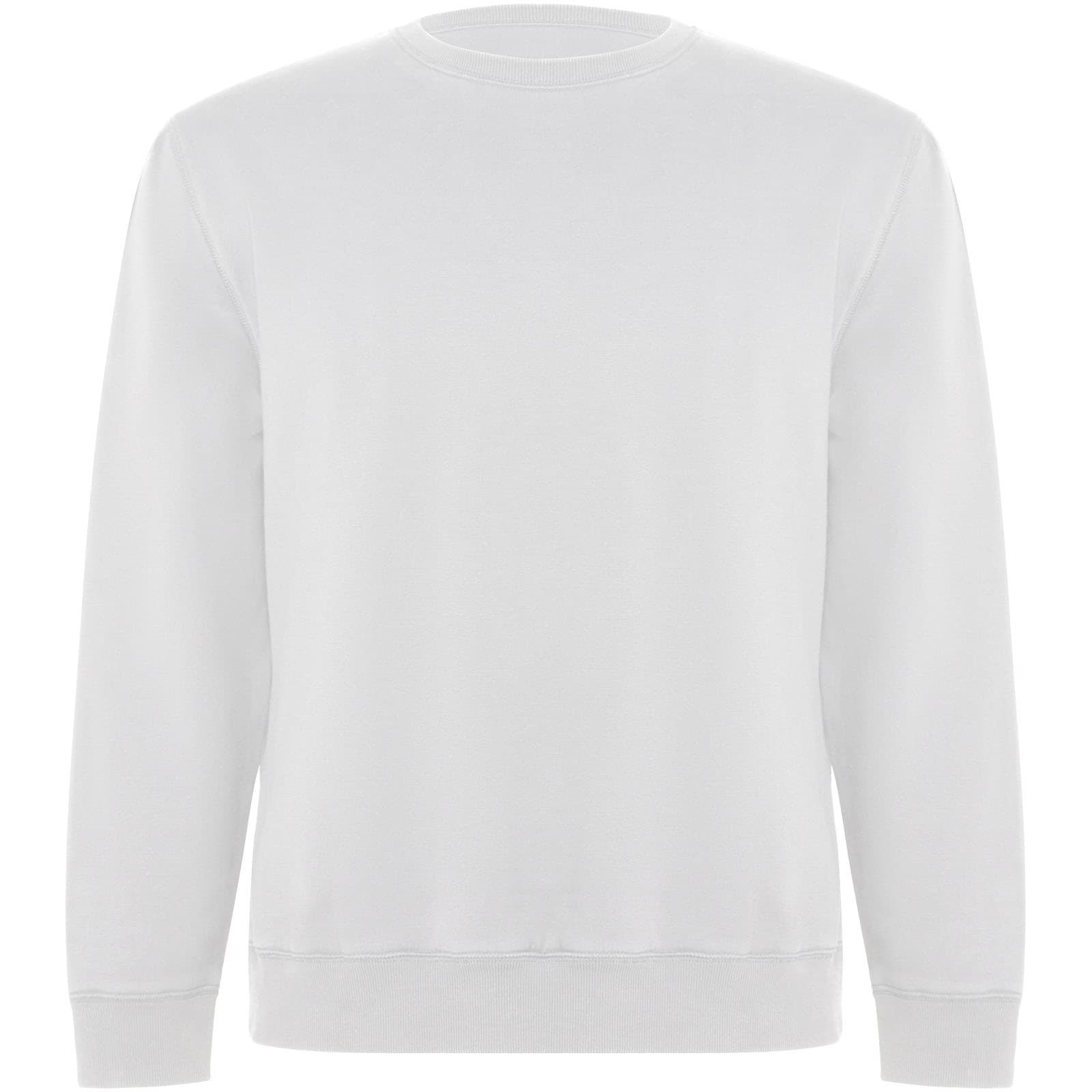 Sweat shirt de 300 g/m² Batian en coton organique coloris Blanc