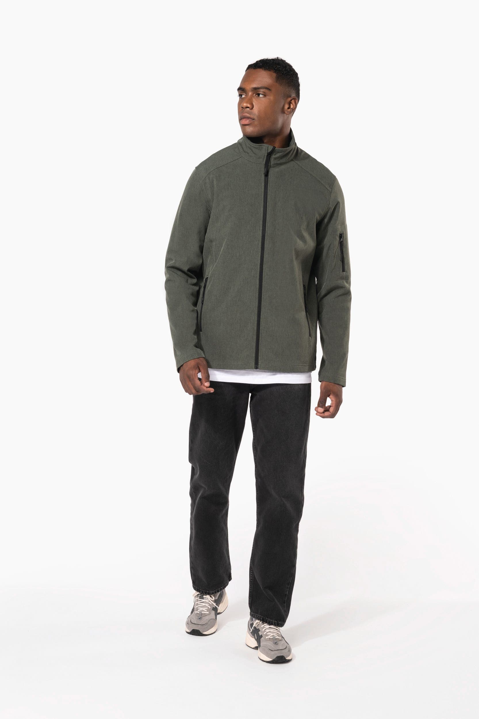 Veste softshell homme en situation