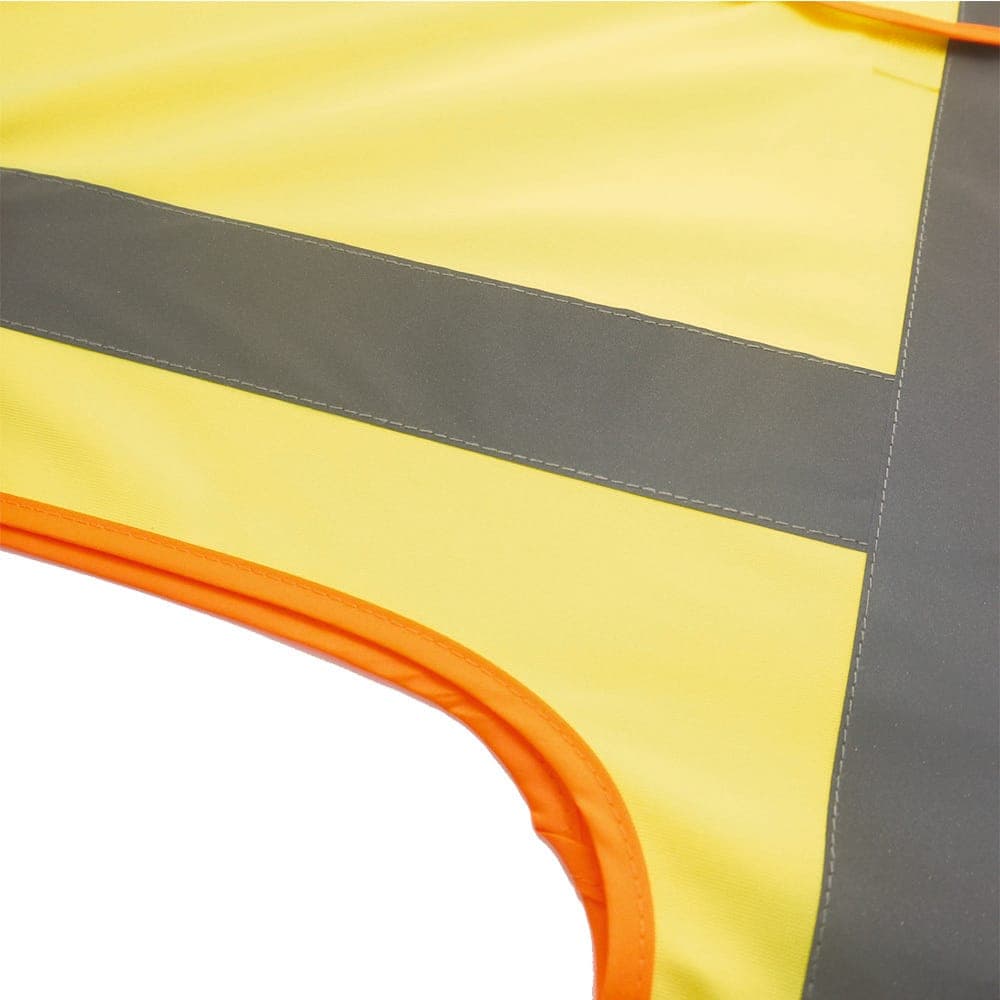 Gilet haute visibilité bicolore en situation