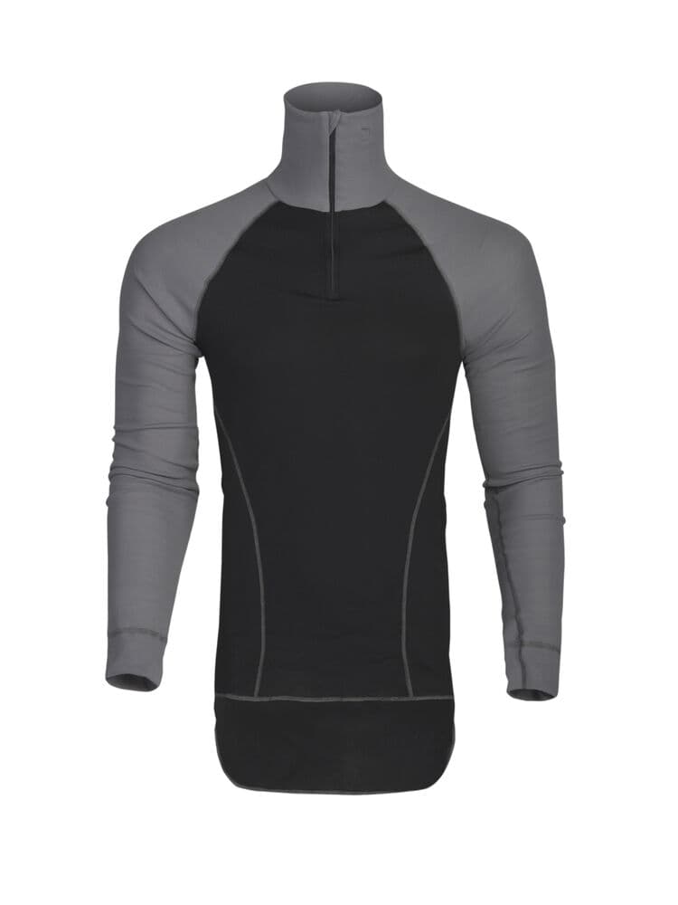 3103 T-SHIRT THERMIQUE MANCHES LONGUES AVEC FERMETURE ÉCLAIR COURTE