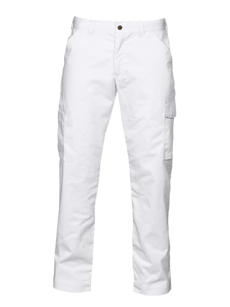 2518 PANTALON SANS POCHES GENOUILLÈRES coloris Blanc