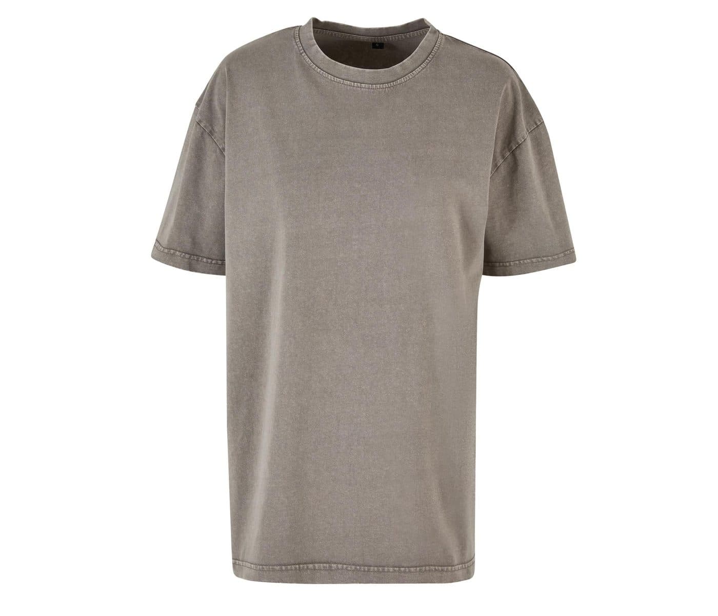 LADIES OVERSIZED ACID WASH TEE coloris Asphalte