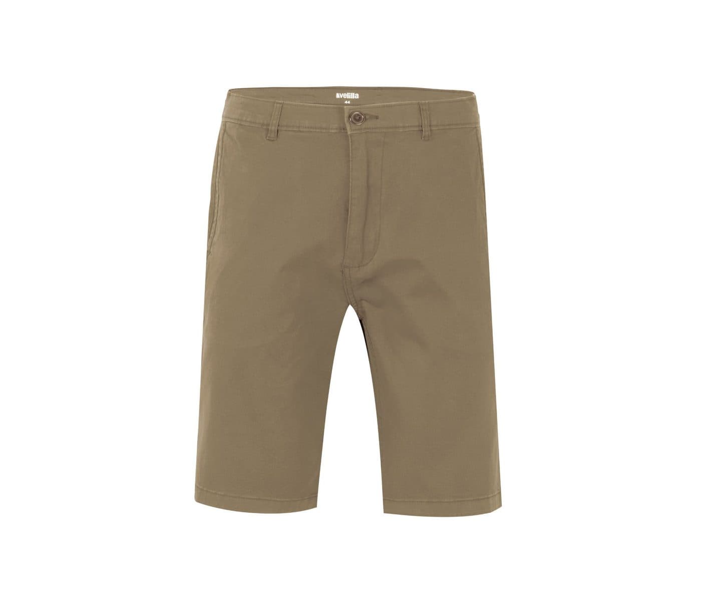 BERMUDA CHINO STRETCH UNISEXE coloris Sable