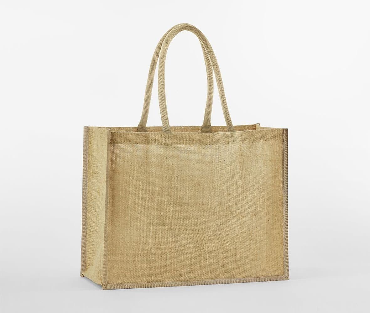 NATURAL STARCHED JUTE CLASSIC SHOPPER coloris Naturel