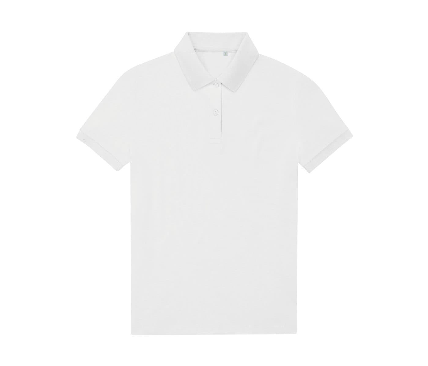 B&C MY ECO POLO 65/35 /WOMEN coloris Blanc