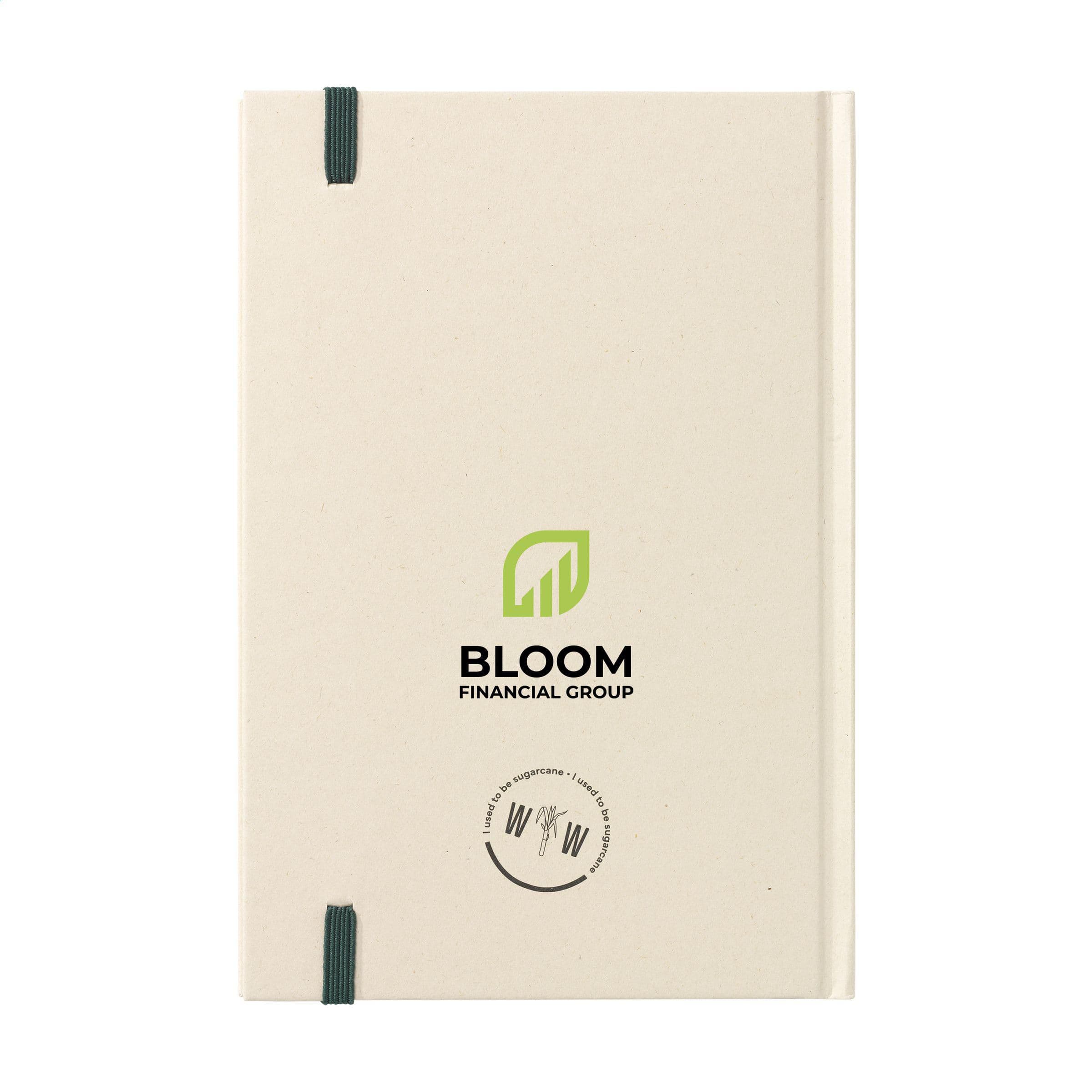 Carnet de notes Bagasse canne à sucre A5 en situation