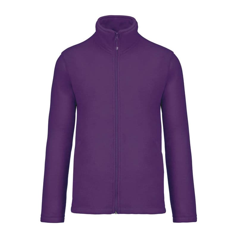 FALCO - FULL ZIP MICROFLEECE JACKET coloris Violet