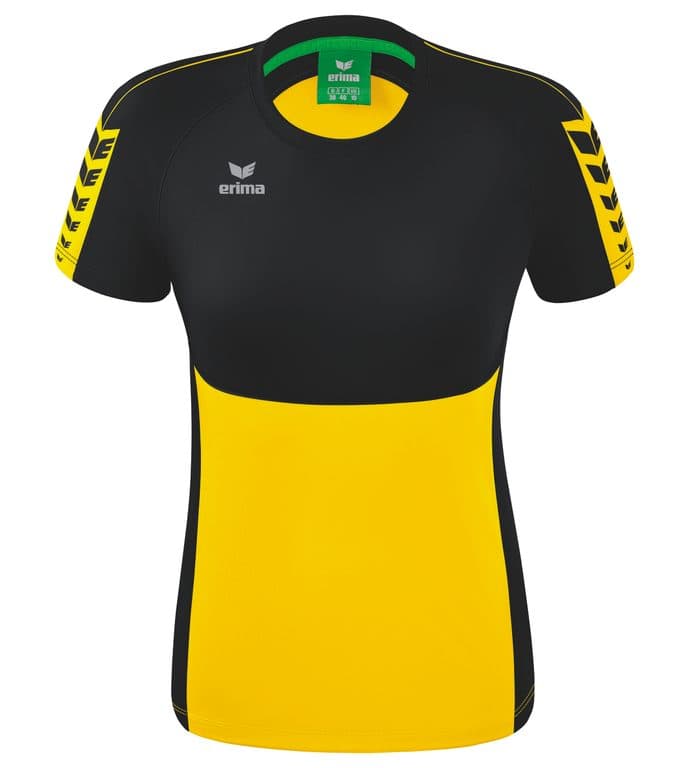 T-shirt Six Wings coloris Jaune / Noir