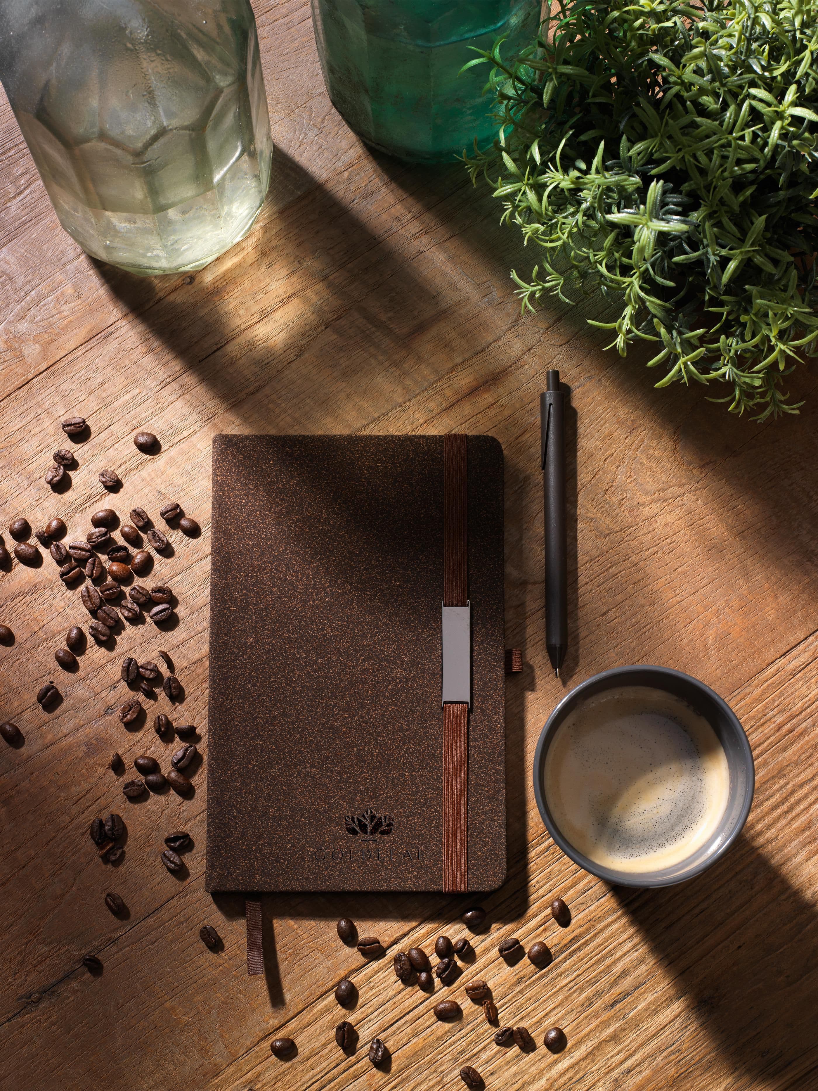 Carnet de notes Clifton CoffeeGround A5 en situation