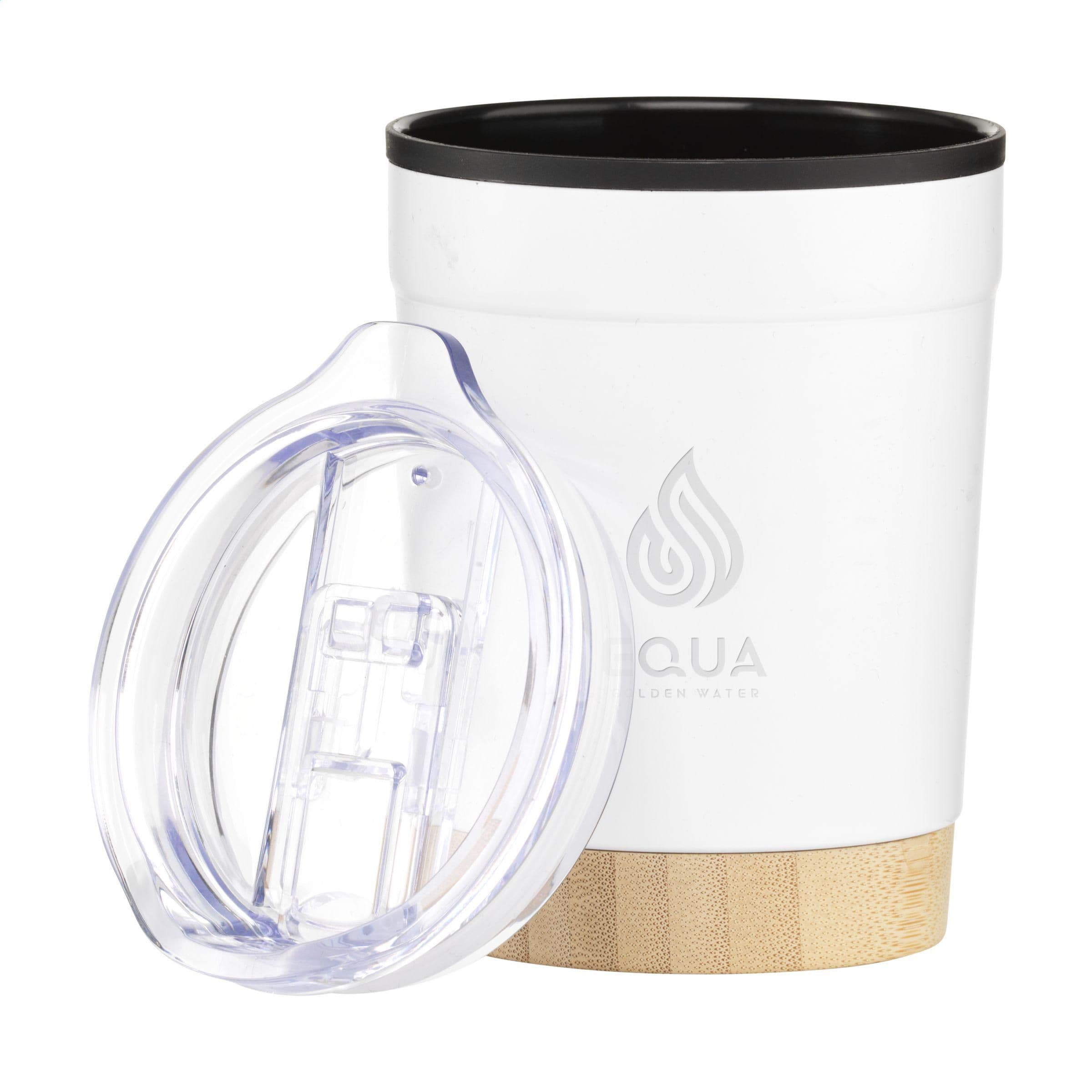 Mug Kobe bambou RCS recyclé acier 350 ml en situation