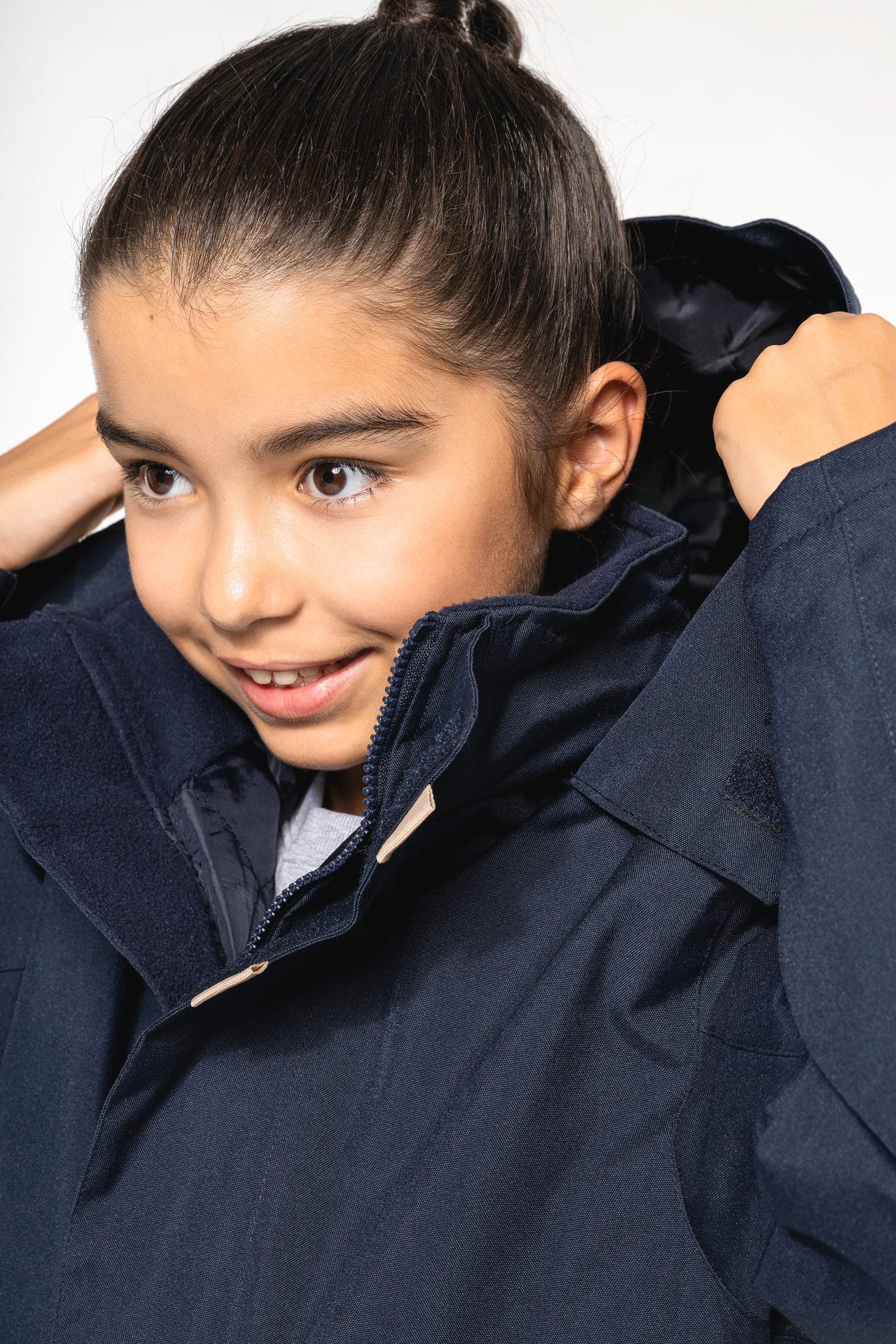 Parka enfant en situation