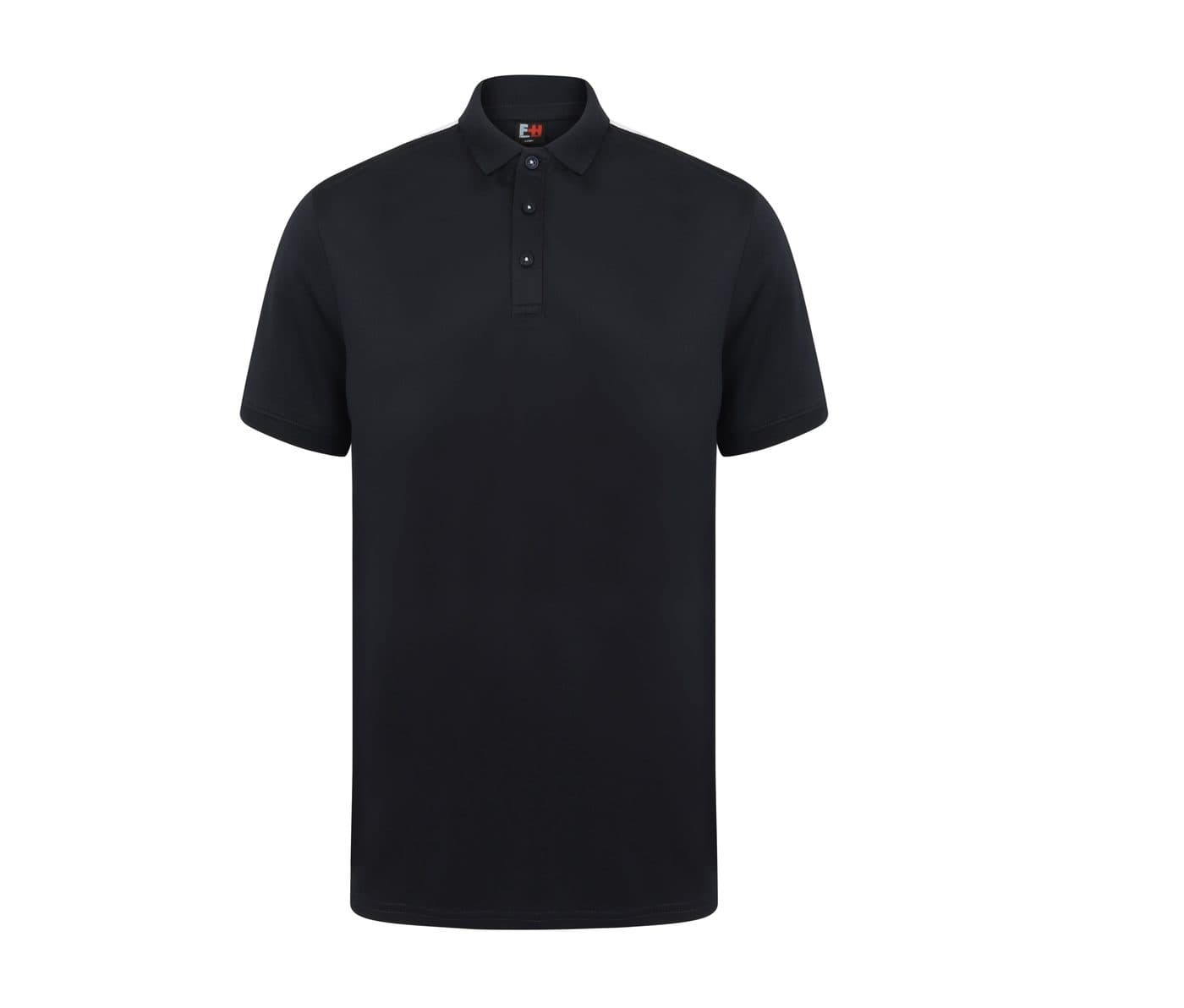 ADULTS CONTRAST PANEL POLO coloris Marine / Blanc
