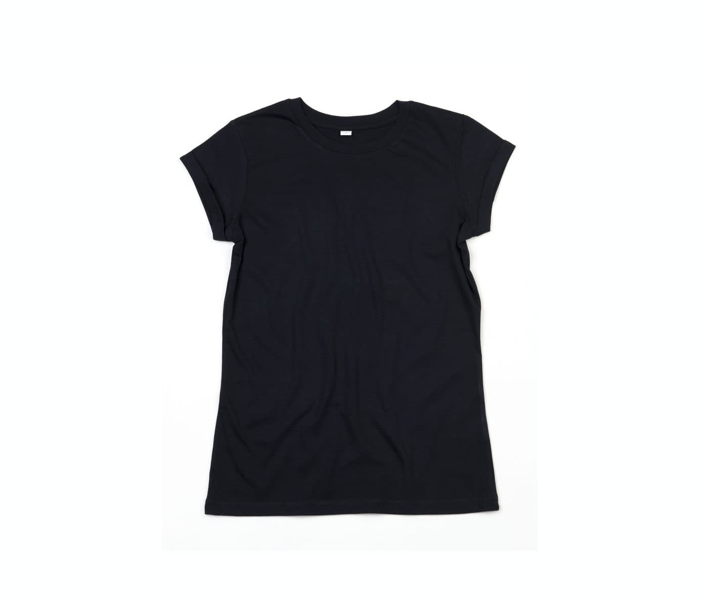 WOMEN'S ROLL SLEEVE T coloris Noir
