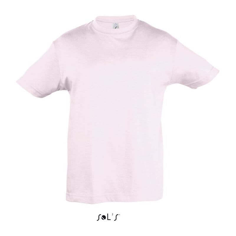SOL'S REGENT KIDS - ROUND NECK T-SHIRT coloris Rose pâle