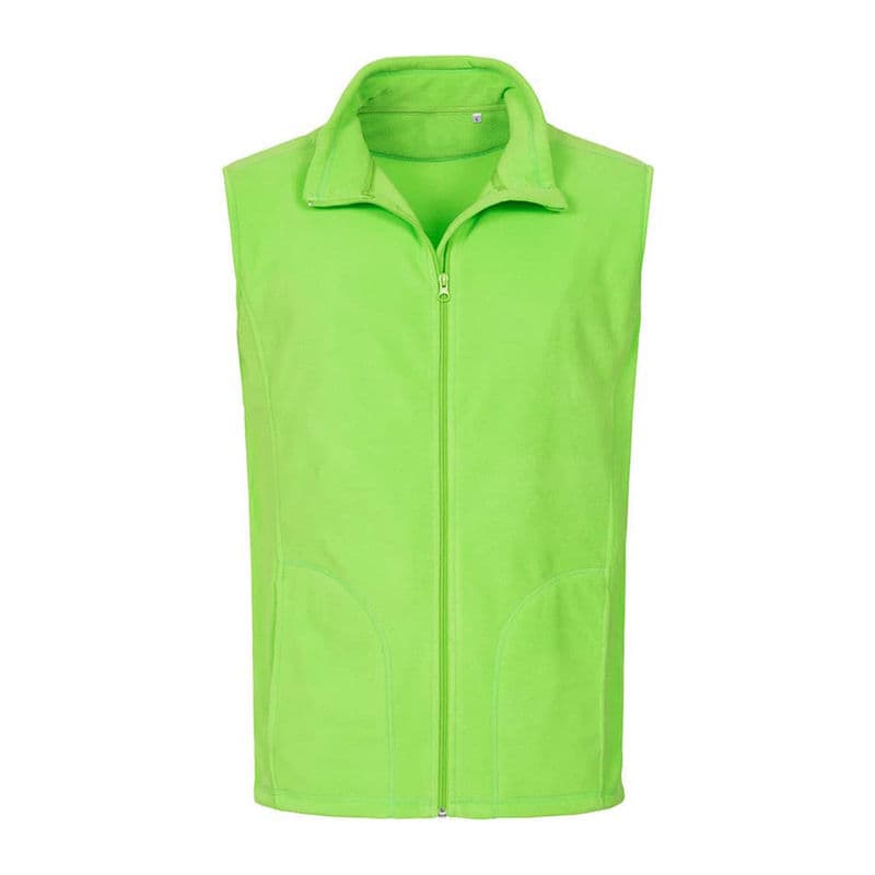 Classic Unisex Fleece Vest coloris Vert kiwi